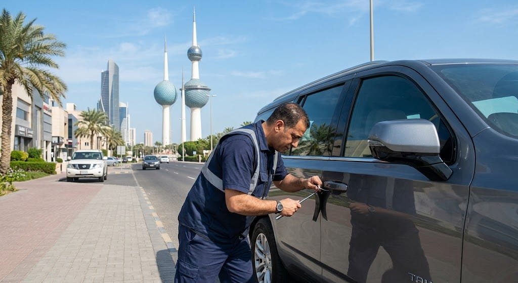 أسرع وأكثر الحلول أماناً لخدمة فتح اقفال سيارات العاصمة بالكويت باستخدام أحدث الأجهزة الذكية وبدون إحداث أي خدوش